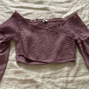 NA-KD off shoulder blouse